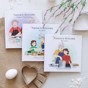 Yiayia's Kitchen Childrens Books- 3 Hardcover Books in the series